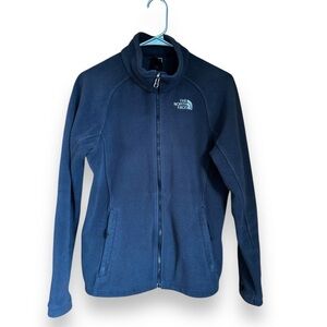 The North Face Women’s Long Sleeve Fleece Jacket Zip Front Size Medium Black